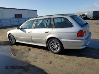 2003 BMW 5 Series 525iAT with VIN WBADS43463GE11741, listed as a Copart auction lot 80497004 with 166,198 mi miles and Clean Title. Bid and sale history available at carsss.com. Image 2.