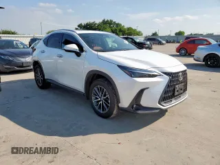 2024 Lexus NX 350h with VIN 2T2AKCEZ4RC026784, listed as a Copart auction lot 59357845 with 13,368 mi miles and Salvage title. Bid and sale history available at DreamBid. Image 4.