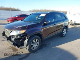 2011 Kia Sorento LX with VIN 5XYKT4A24BG148043, listed as a IAAI auction lot 41822246 with 208,824 mi miles and . Bid and sale history available at DreamBid. Image 2.