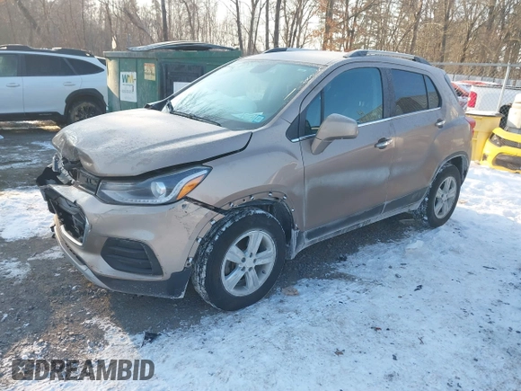 2018 Chevrolet Trax LT with VIN 3GNCJPSB1JL204447, listed as a IAAI auction lot 41412002 with 130,654 mi miles. Bid and sale history available at carsss.com. Image 17.