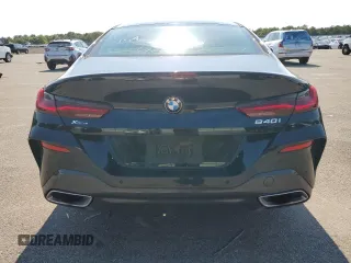 2020 BMW 8 Series 840i with VIN WBAGV4C08LCD84826, listed as a Copart auction lot 53328634 with 36,703 mi miles and Salvage Title. Bid and sale history available at carsss.com. Image 6.