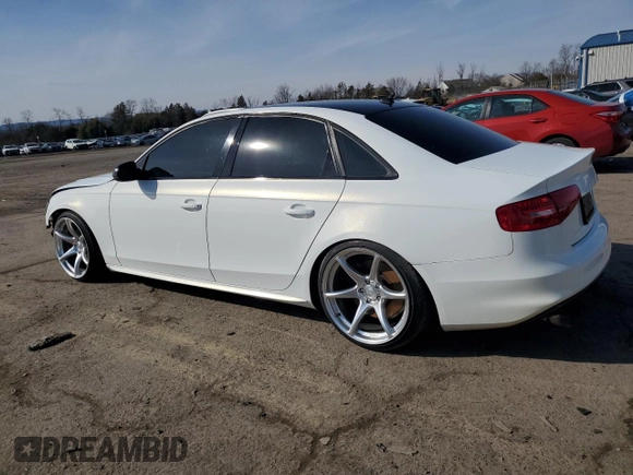 2016 Audi S4 Premium Plus with VIN WAUBGAFL6GA008567, listed as a Copart auction lot 46854325 with 89,533 mi miles and Salvage Title. Bid and sale history available at carsss.com. Image 2.