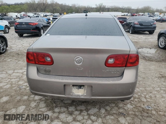 2007 Buick Lucerne V6 CXL with VIN 1G4HD572X7U151194, listed as a Copart auction lot 51786785 with Not Provided miles and Salvage Title. Bid and sale history available at carsss.com. Image 6.