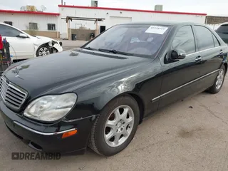 2001 Mercedes-Benz S-Class with VIN WDBNG75J71A135899, listed as a IAAI auction lot 41534215 with 51,646 mi miles. Bid and sale history available at carsss.com. Image 6.
