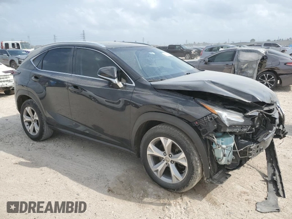2017 Lexus NX 200t with VIN JTJYARBZ2H2053778, listed as a Copart auction lot 51748035 with 145,130 mi miles and Salvage Title. Bid and sale history available at DreamBid. Image 4.
