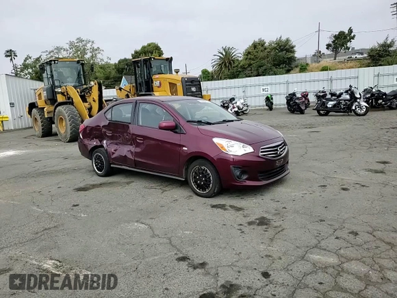 2019 Mitsubishi Mirage ES z VIN ML32F3FJ3KHF12533, wystawiony jako Copart lot #55393975 z przebiegiem 97 957 mil mil oraz Szkody całkowita. Historia ofert i sprzedaży dostępna na DreamBid. Obrazek 13.