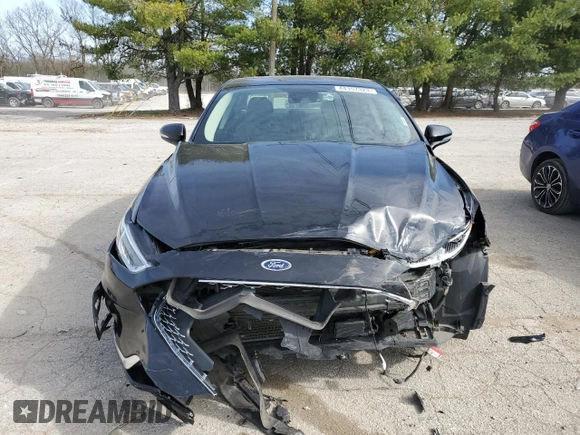 2019 Ford Fusion Hybrid Titanium with VIN 3FA6P0RU0KR144636, listed as a Copart auction lot 44357323 with 100,146 mi miles. Bid and sale history available at carsss.com. Image 5.
