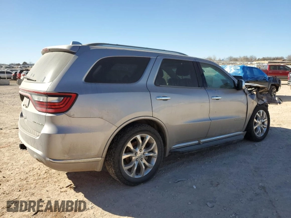 2016 Dodge Durango Citadel Anodized Platinum z VIN 1C4RDHEG9GC387026, wystawiony jako Copart lot #46730445 z przebiegiem Nie podano mil oraz Szkoda całkowita • Salvage title. Historia ofert i sprzedaży dostępna na DreamBid. Obrazek 3.