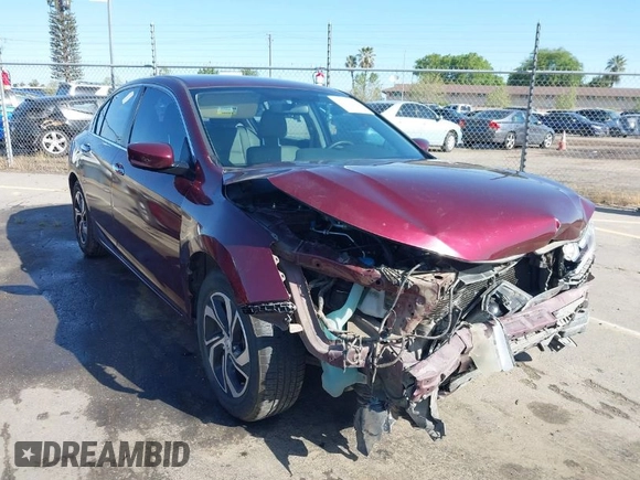 2016 Honda Accord Sedan LX with VIN 1HGCR2F33GA030504, listed as a IAAI auction lot 41954467 with 103,444 mi miles. Bid and sale history available at carsss.com. Image 1.