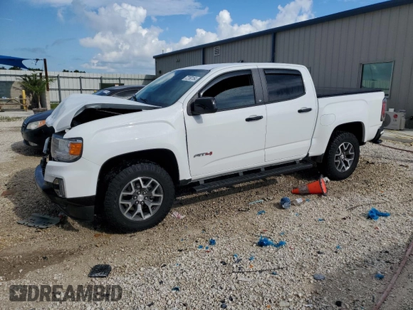 2022 GMC Canyon 4WD AT4 w/Cloth with VIN 1GTG6FEN7N1264287, listed as a Copart auction lot 72190154 with 30,694 mi miles and Salvage Title. Bid and sale history available at carsss.com. Image 1.