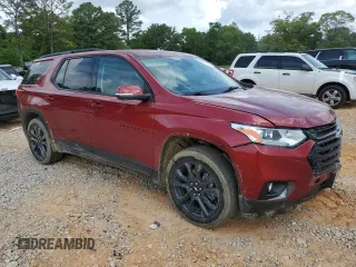 2021 Chevrolet Traverse RS with VIN 1GNERJKW3MJ145379, listed as a Copart auction lot 54296345 with 67,817 mi miles and Salvage title. Bid and sale history available at DreamBid. Image 4.