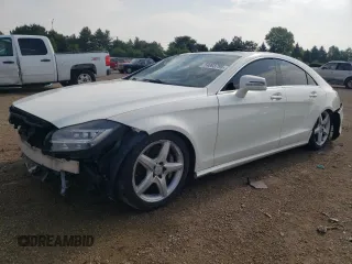 2014 Mercedes-Benz CLS 550 with VIN WDDLJ9BB3EA091009, listed as a Copart auction lot 59893795 with 122,402 mi miles and Salvage title. Bid and sale history available at DreamBid. Image 1.