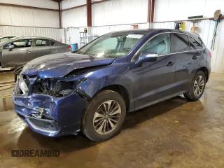 2018 Acura RDX Advance with VIN 5J8TB4H70JL001568, listed as a Copart auction lot 61379535 with 65,670 mi miles and Salvage title. Bid and sale history available at DreamBid. Image 1.