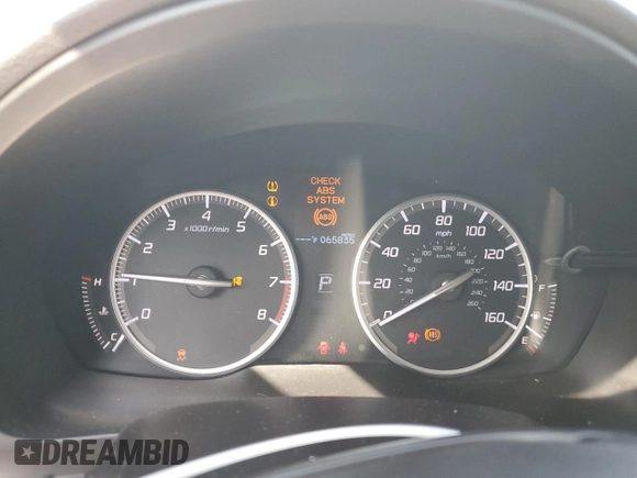 2016 Acura ILX Premium with VIN 19UDE2F77GA025762, listed as a Copart auction lot 62636165 with 65,835 mi miles and Salvage title. Bid and sale history available at DreamBid. Image 9.