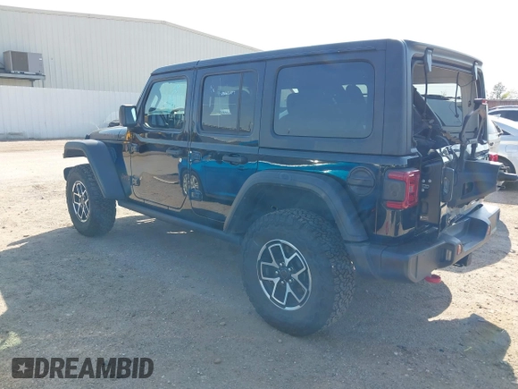 2024 Jeep Wrangler Rubicon with VIN 1C4PJXFG2RW276330, listed as a IAAI auction lot 41866339 with 23,168 mi miles. Bid and sale history available at carsss.com. Image 3.