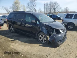 2011 Toyota Sienna LE AAS with VIN 5TDKK3DC5BS103911, listed as a Copart auction lot 51258425 with 202,099 mi miles and Salvage Title. Bid and sale history available at carsss.com. Image 4.