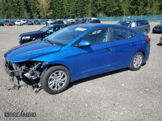 2017 Hyundai Elantra SE with VIN KMHD74LF4HU094047, listed as a Copart auction lot 52975885 with 143,810 mi miles and Salvage Title. Bid and sale history available at carsss.com. Image 1.