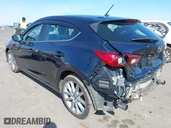 2017 Mazda 3 Touring with VIN 3MZBN1L7XHM119916, listed as a IAAI auction lot 41853321 with 118,822 mi miles. Bid and sale history available at carsss.com. Image 3.