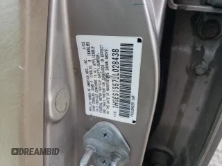 2002 Honda Civic LX with VIN 1HGES15572L028438, listed as a Copart auction lot 44297625 with 241,185 mi miles and Salvage Title. Bid and sale history available at DreamBid. Image 12.