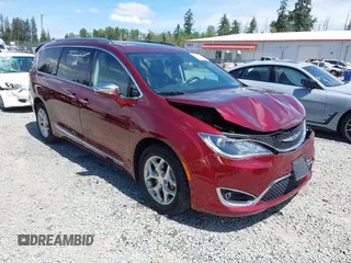 2018 Chrysler Pacifica Limited z VIN 2C4RC1GG1JR276055, wystawiony jako IAAI lot #42339267 z przebiegiem 64 490 mil mil oraz . Historia ofert i sprzedaży dostępna na DreamBid. Obrazek 1.