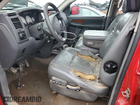 2006 Dodge Ram 2500 SLT with VIN 1D7KS28CX6J203743, listed as a Copart auction lot 80677674 with 0 mi miles and Salvage Title. Bid and sale history available at carsss.com. Image 7.