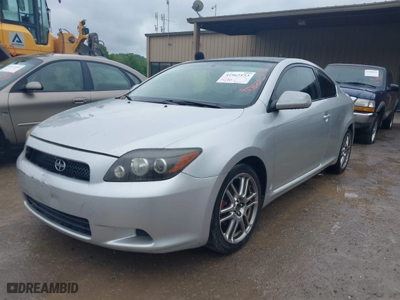 2008 Scion tC Spec with VIN JTKDE167580236127, listed as a IAAI auction lot 41962153 with 218,676 mi miles. Bid and sale history available at carsss.com. Image 2.