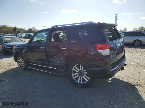 2011 Toyota 4Runner Trail with VIN JTEBU5JRXB5044788, listed as a Copart auction lot 52442615 with 197,746 mi miles and Salvage Title. Bid and sale history available at carsss.com. Image 2.