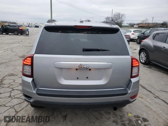 2017 Jeep Compass Sport with VIN 1C4NJCBA7HD124104, listed as a Copart auction lot 84603894 with 138,377 mi miles and Clean Title. Bid and sale history available at carsss.com. Image 6.