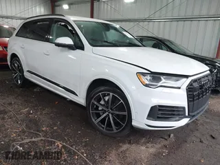 2023 Audi Q7 Premium Plus with VIN WA1LXBF76PD002387, listed as a IAAI auction lot 41307681 with 27,674 mi miles. Bid and sale history available at carsss.com. Image 1.