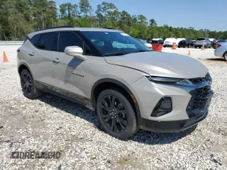 2021 Chevrolet Blazer RS with VIN 3GNKBERSXMS583283, listed as a Copart auction lot 49978405 with 52,403 mi miles and Clean title. Bid and sale history available at DreamBid. Image 4.