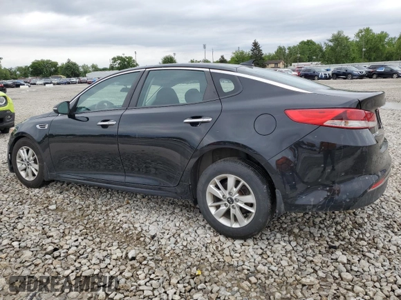 2017 Kia Optima LX with VIN 5XXGT4L35HG123502, listed as a Copart auction lot 57781975 with 103,300 mi miles and Salvage title. Bid and sale history available at DreamBid. Image 2.