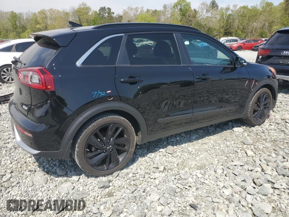 2019 Kia Niro EX with VIN KNDCC3LC7K5251812, listed as a Copart auction lot 53028825 with 152,439 mi miles and Salvage Title. Bid and sale history available at carsss.com. Image 3.