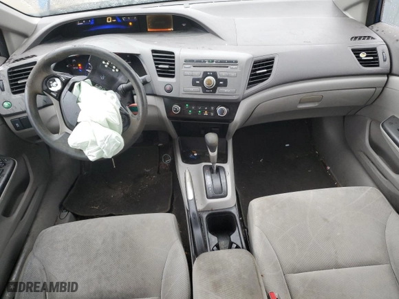 2012 Honda Civic Sdn LX with VIN 19XFB2F59CE069090, listed as a Copart auction lot 49880845 with 117,295 mi miles and Salvage Title. Bid and sale history available at carsss.com. Image 8.