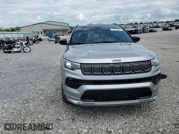 2022 Jeep Compass High Altitude with VIN 3C4NJDCB6NT104462, listed as a Copart auction lot 58745635 with 17,366 mi miles and Salvage title. Bid and sale history available at DreamBid. Image 14.
