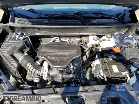 2021 GMC Acadia SLE with VIN 1GKKNKLS0MZ199897, listed as a Copart auction lot 46168535 with 25,693 mi miles and Salvage Title. Bid and sale history available at DreamBid. Image 12.