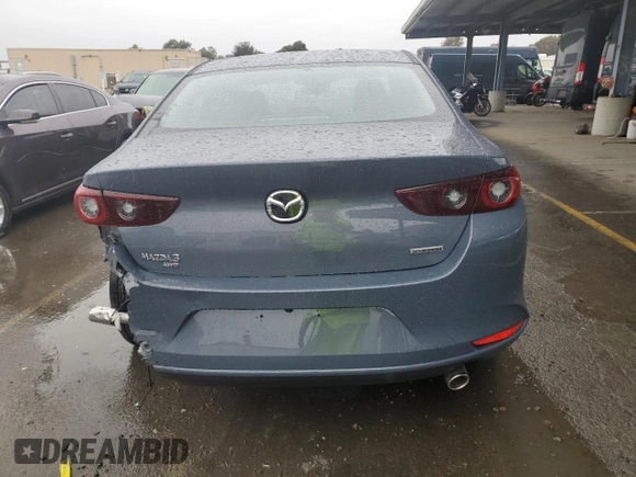 2025 Mazda 3 S Carbon Edition with VIN JM1BPBCM3S1767854, listed as a Copart auction lot 43643335 with 1,065 mi miles and Salvage Title. Bid and sale history available at DreamBid. Image 6.