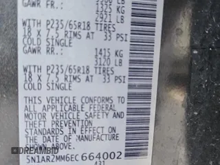 2014 Nissan Pathfinder S with VIN 5N1AR2MM6EC664002, listed as a Copart auction lot 58422385 with 173,711 mi miles and Salvage title. Bid and sale history available at DreamBid. Image 13.