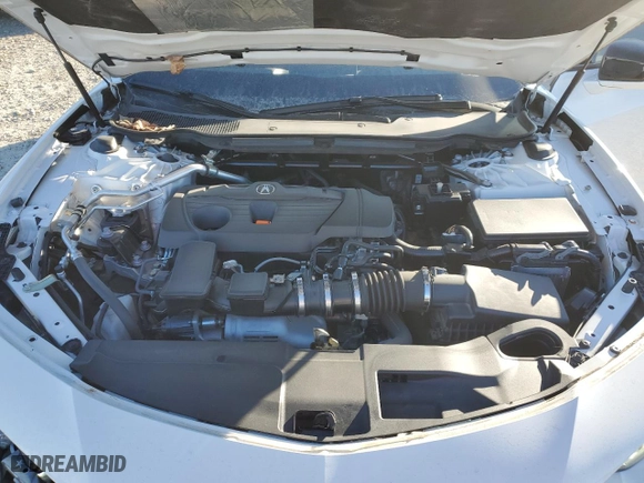 2021 Acura TLX w/A-Spec Package with VIN 19UUB5F56MA013607, listed as a Copart auction lot 89299345 with 26,428 mi miles and Salvage Title. Bid and sale history available at carsss.com. Image 12.