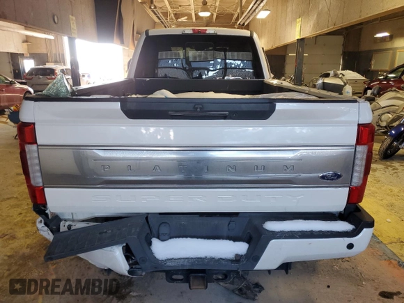 2017 Ford F-350 Platinum with VIN 1FT8W3BT1HED05807, listed as a Copart auction lot 55276665 with Not Provided miles and Clean Title. Bid and sale history available at DreamBid. Image 6.