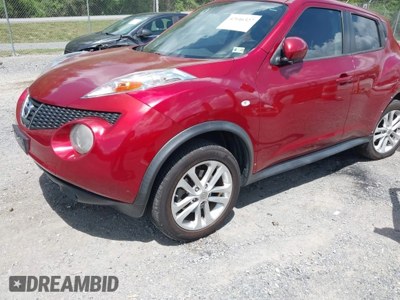 2014 Nissan Juke S with VIN JN8AF5MV7ET484233, listed as a IAAI auction lot 42146327 with 106,477 mi miles and . Bid and sale history available at carsss.com. Image 2.