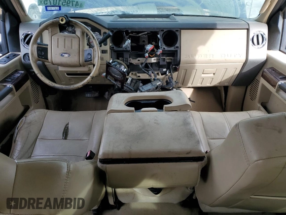 2010 Ford Super Duty F-250 SRW XL with VIN 1FTSW2BY2AEB04323, listed as a Copart auction lot 47951075 with 80,180 mi miles and Salvage Title. Bid and sale history available at carsss.com. Image 8.