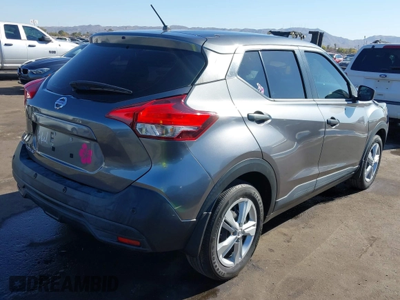 2020 Nissan Kicks S with VIN 3N1CP5BV5LL550531, listed as a IAAI auction lot 41388875 with 23,865 mi miles. Bid and sale history available at carsss.com. Image 4.