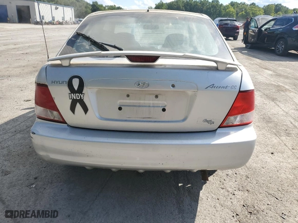 2002 Hyundai Accent GL with VIN KMHCG35C62U170660, listed as a Copart auction lot 49396344 with 145,942 mi miles and Salvage Title. Bid and sale history available at carsss.com. Image 6.