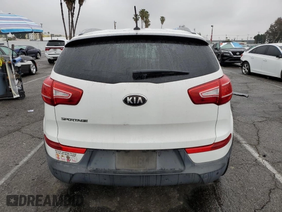 2013 Kia Sportage LX with VIN KNDPB3A25D7448208, listed as a Copart auction lot 49738295 with 161,551 mi miles and Salvage Title. Bid and sale history available at carsss.com. Image 6.
