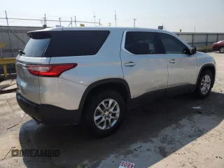 2020 Chevrolet Traverse LS with VIN 1GNERFKW5LJ125419, listed as a Copart auction lot 59046885 with 86,383 mi miles and Salvage title. Bid and sale history available at DreamBid. Image 3.