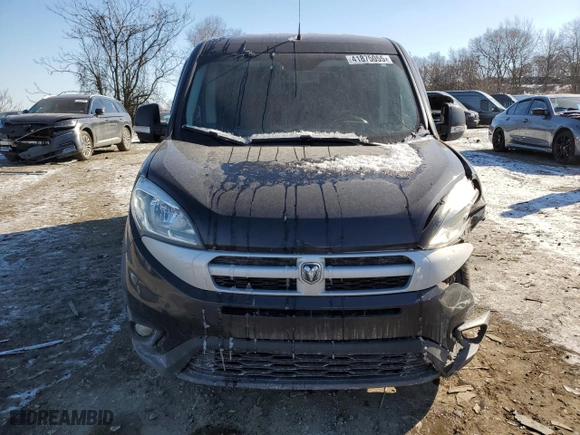 2015 Ram ProMaster City Cargo Van Tradesman SLT with VIN ZFBERFBT1F6A66641, listed as a Copart auction lot 41875055 with 182,638 mi miles and Salvage Title. Bid and sale history available at carsss.com. Image 5.