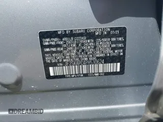 2023 Subaru Forester Limited with VIN JF2SKAPC4PH530624, listed as a IAAI auction lot 42517855 with 9,715 mi miles and . Bid and sale history available at DreamBid. Image 9.
