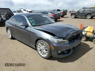 2015 BMW 2 Series 228i with VIN WBA1F9C57FVW98744, listed as a Copart auction lot 50383504 with 68,799 mi miles. Bid and sale history available at carsss.com. Image 4.