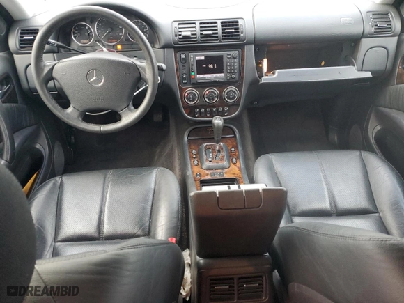 2005 Mercedes-Benz M-Class 3.7L with VIN 4JGAB57E35A541490, listed as a Copart auction lot 43761635 with 0 mi miles and Salvage Title. Bid and sale history available at carsss.com. Image 8.
