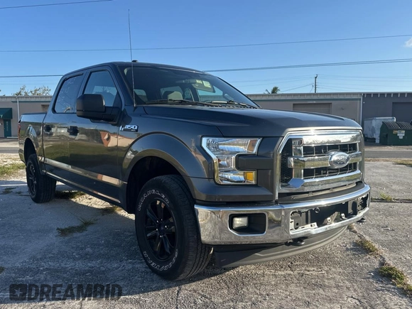2017 Ford F-150 XL with VIN 1FTEW1EF7HFB82294, listed as a Copart auction lot 49510505 with 149,255 mi miles and Clean Title. Bid and sale history available at carsss.com. Image 1.